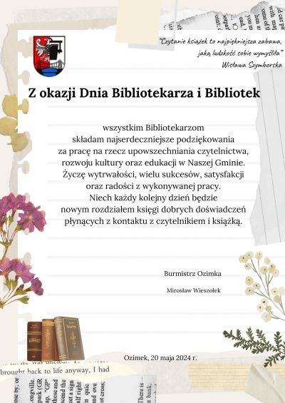 Dzień Bibliotekarza